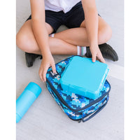 Montii Large Insulated Lunch Bag - Block Land - Montii Kids Lunch Bags NZ 