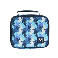 Montii Medium Insulated Lunch Bag - Block Land - Montii Kids Lunch Bags NZ