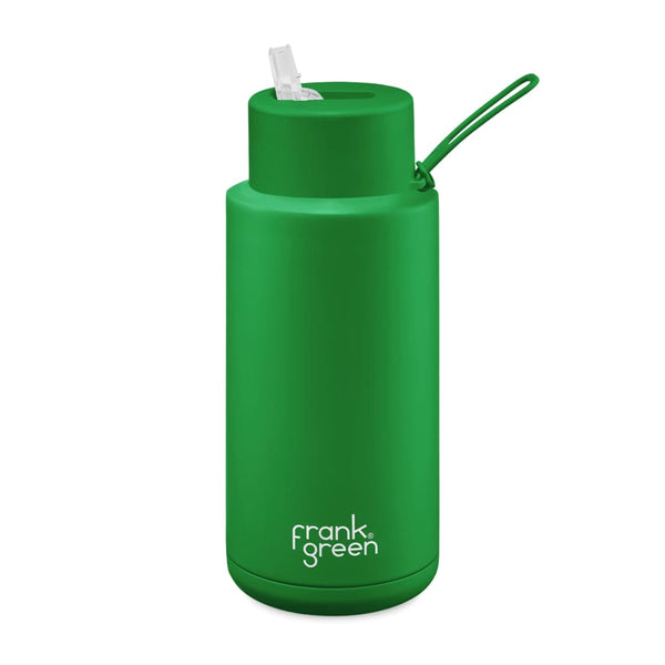 Frank Green 1 Litre Drink Bottle - Evergreen - Frank Green Water Bottle NZ