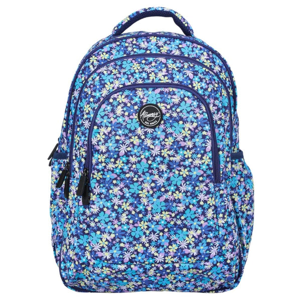 Alimasy Large School Backpacks - Ditsy Daisy - Alimasy Bags NZ