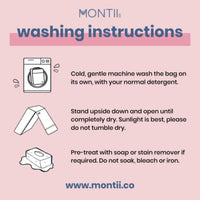 Montii Insulated Lunchbag Washing Instructions  - Montii NZ