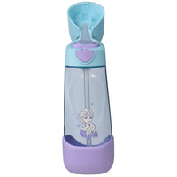 Large Kids Plastic Water Bottle with Straw by Bbox 600ml - Frozen - Preorder - bbox Plastic Water Bottle