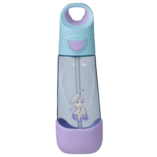 Large Kids Plastic Water Bottle with Straw by Bbox 600ml - Frozen - Preorder - bbox Plastic Water Bottle