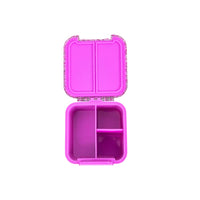 Montii Bento Two Snack Box - Magenta Glitter - Montii Bento NZ