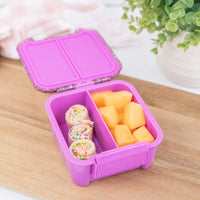 Montii Bento Two Snack Box - Magenta Glitter - Montii Bento NZ