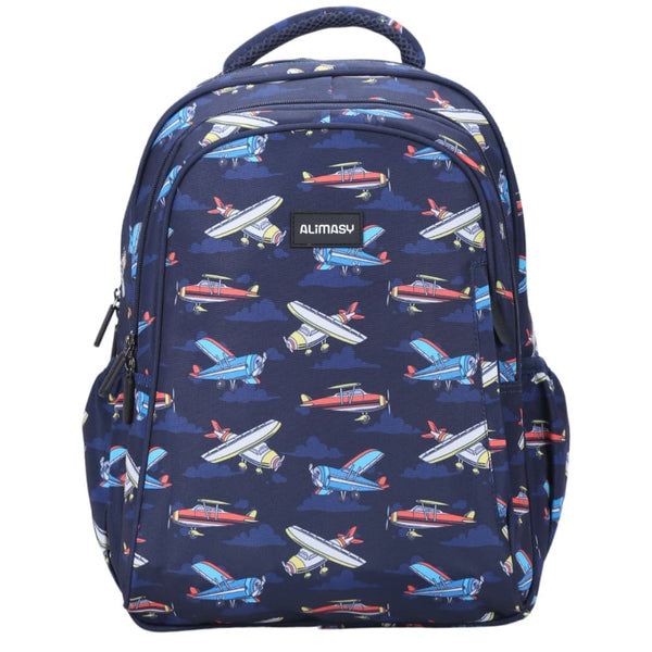 Alimasy Midsize Kids Backpack - Plane design - Alimasy Kids School Backpacks NZ