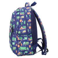 Alimasy Kids School Backpack - Bin Trucks - Alimasy Backpacks NZ