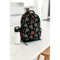 Alimasy Midsize School Backpack - Surf Kombi design - Alimasy Backpacks NZ