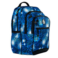 Swish Large Kids Backpack - Blue Animal Print - Swish Backpacks NZ