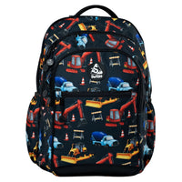 Swish Large Kids Backpack - Construction Kids School Bag- Swish Backpacks NZ