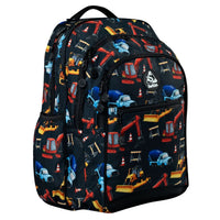 Swish Large Kids Backpack - Construction Kids School Bag- Swish Backpacks NZ