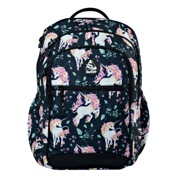 Swish Large Kids Backpack - Unicorn School Bag- Swish Backpacks NZ