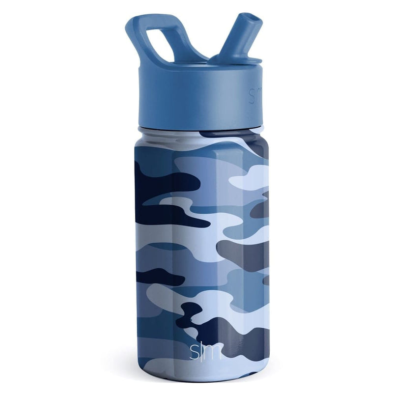 Simple Modern Summit Kids Stainless Steel Water Bottle w/ Straw Lid, 14 Fl  Oz